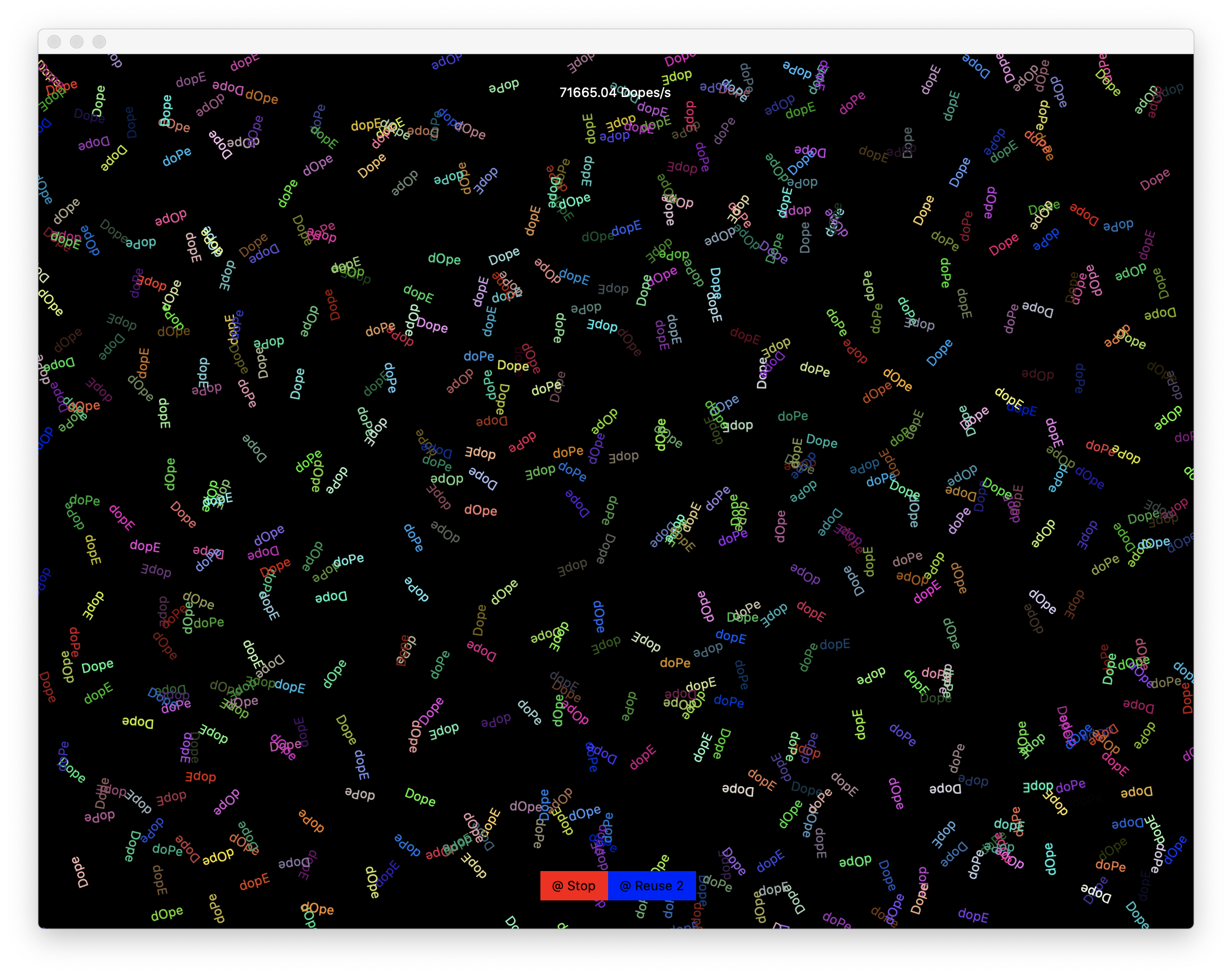 Uno Dope Test Screenshot